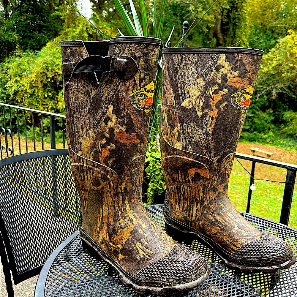 Lacrosse Mens Diamondback Snake Boot, Scent Free. Heavyweight,Waterproof Size 8.